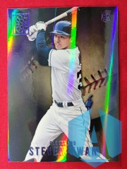 2022 Panini Capstone Steven Kwan RC #4 Blue Foil Guardians